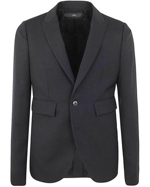 SAPIO Single Breasted Blazer Jacket - Black