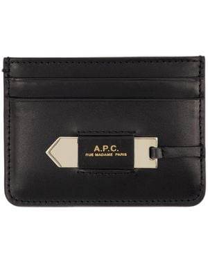 A.P.C. Charlotte Card Holder - Black