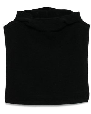 TOTEME Wool Hooded Bib - Black