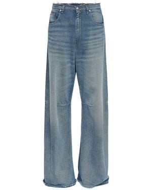 MM6 by Maison Martin Margiela Frayed Hem Jeans - Blue