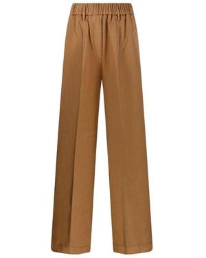 Forte Forte Cotton Trousers - Brown
