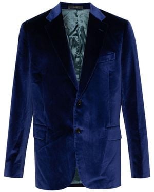 Paul Smith Tailored Fit Two Buttons Jacket - Blue