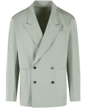 Dries Van Noten 'Caplans' Cotton Blazer - Green