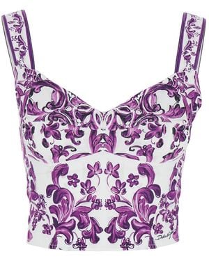 Dolce & Gabbana Bustier - Purple
