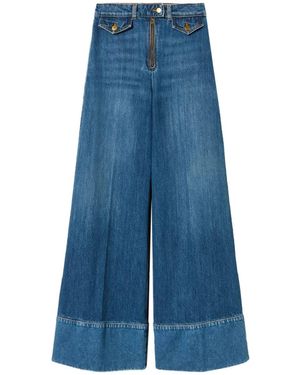 Twinset Wide Leg Clothing - Blue