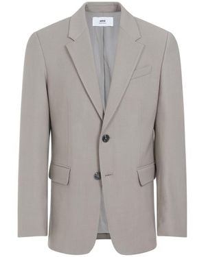 Ami Paris Coats & Jackets - Grey