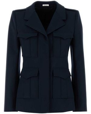 McQueen Jackets And Vests - Blue
