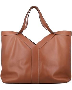 Saint Laurent Y Large Tote - Brown