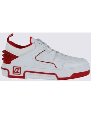 Christian Louboutin And Leather Astroloubi Sneakers - White