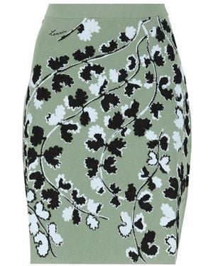 Lanvin Skirt With Floral Pattern - Green