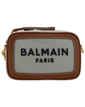 Balmain B-Army Crossbody Bag - Gray