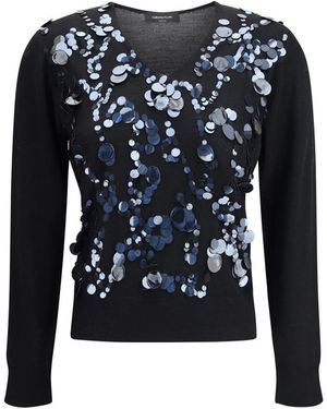 Tシャツ・カットソー FABIANA FILIPPI Women Tunic Tops TPD265F464L2355146 BLUE Fabiana Filippi logo-print Cotton T-shirt | Purple | FARFETCH JO