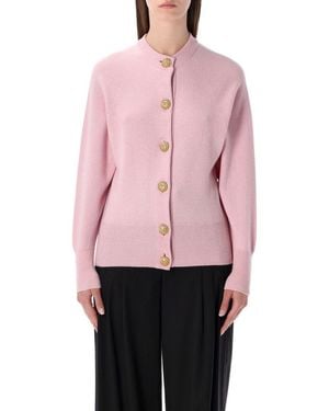 Balmain Buttoned Cardigan - Pink