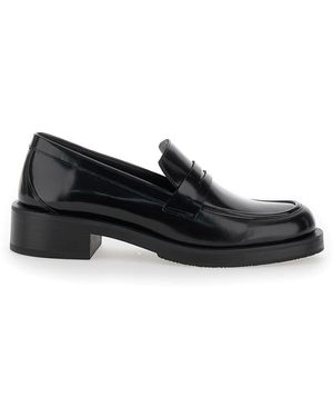 Stuart Weitzman 'Palmer' Slip-On Loafers - Black