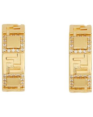 Fendi "Forever" Earrings - Metallic