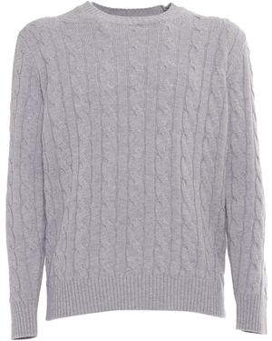 Kangra Cashmere Girocoll - Gray