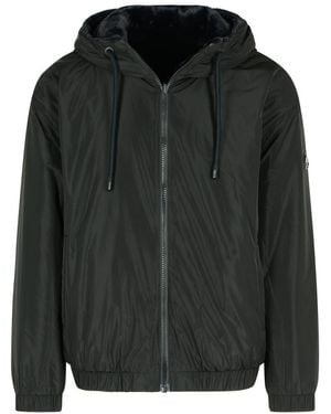 Moose Knuckles 'Border Bunny' Reversible Polyester Sweatshirt - Black