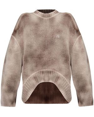 The Attico Crew-Neck Jumper - Brown