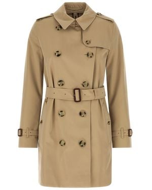 Burberry 'Kensington' Trench Coat - Natural