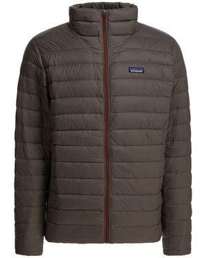 Patagonia "Down Sweater" Lightweight Down Jacket - Brown