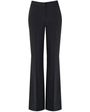 Stine Goya High-Waisted Flared Pants With Side Pockets - Black