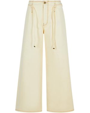 Etro Cream Denim Jeans - Natural