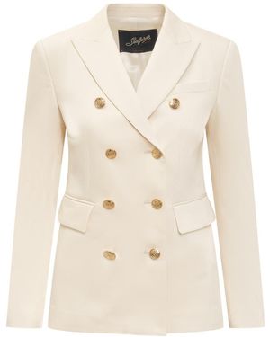 The Seafarer Chantal Dp Jacket - Natural