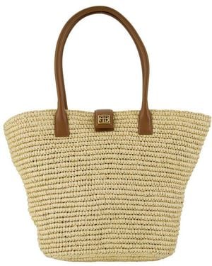 Anine Bing Cabas Lou Monogramme - Metallic