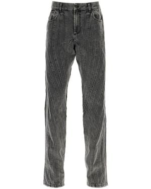 Mugler Spiral Baggy - Grey