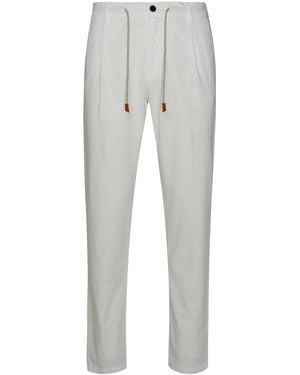 Eleventy Cotton Trousers - Grey