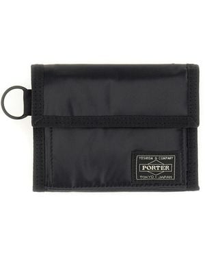 Porter-Yoshida and Co Capsule Wallet - Black
