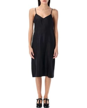 Prada Packable Silk Slip Dress - Black