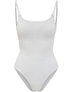 Hunza G Camille One Piece Swimsuit - White