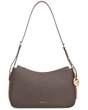 Michael Kors Medium Nolita Shoulder Bag With Logo - Brown