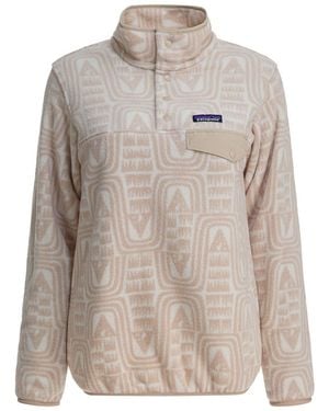 Patagonia "lightweight Synchilla Snap-t Fleece" Half Zip Sweatshirt - Grey