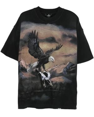 Represent "Chrome Flight" T-Shirt - Black