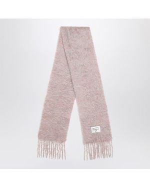 Acne Studios Scarf With Logo - Pink