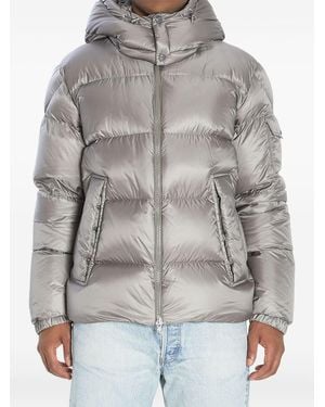 Moncler Coats - Grey