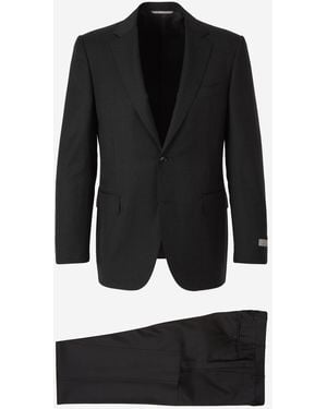 Canali Wool Suit - Black