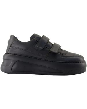 Acne Studios Steffey U Friend Raise Tonal Trainers - Black
