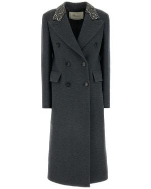 Blumarine Coats & Jackets - Black