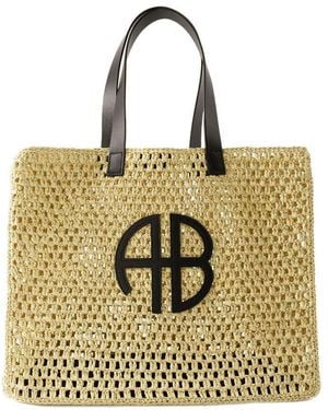 Anine Bing Large Rio Tote Bag - Metallic