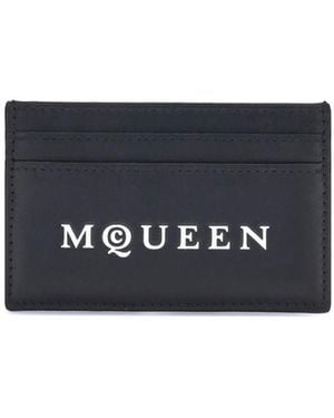 McQueen Logoed Card Holder - Blue