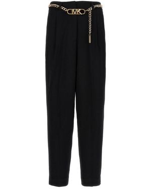 MICHAEL Michael Kors Chain Belt Pants - Black