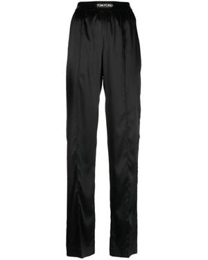 Tom Ford Silk Pants - Black