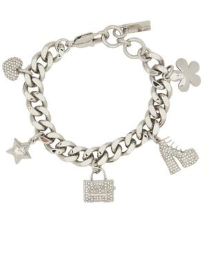 Marc Jacobs Bracciale "the Pave Mini Icon Charm" - Metallic