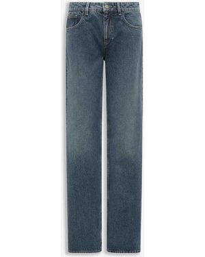 【関税＆送料込み】Moncler Crop Straight Leg Jeans Moncler Cotton Crop ストレートレッグパンツ Jeans (ジーンズ