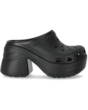 Crocs™ Siren Black Heeled Clog