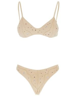 VENUJA Sequin Bikini - White