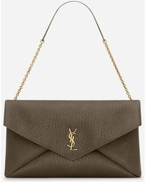 Saint Laurent Cassandre Leather Bag - Green